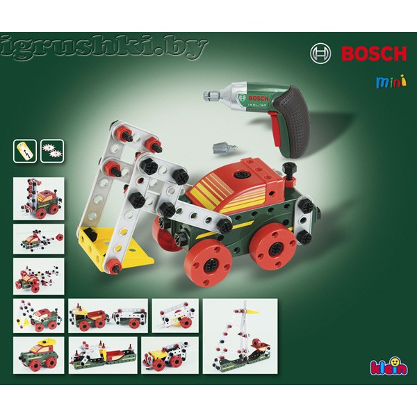 konstruktor s shurupovertom bosch 8497