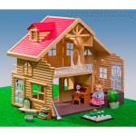 Домик для зверят Happy Family 012-03 - фото, цена, описание в интернет-магазине детских товаров igrushki.by Домик для зверят Happy Family 012-03
