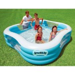Детский бассейн Intex 57495 Family 229 x 229 х 56 - фото, цена, описание в интернет-магазине детских товаров igrushki.by Детский бассейн Intex 57495 Family 229 x 229 х 56